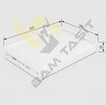 POLEN FİLTRESİ (KARBONSUZ) DOKKER 12> LODGY 12>/NİSSAN X-TRAIL 13>